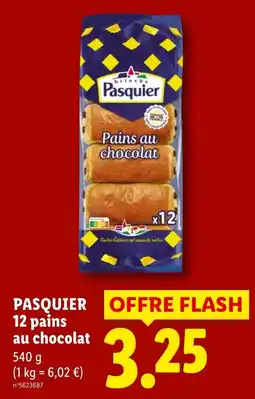 Lidl Pasquier Pains au chocolat offre