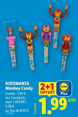 Lidl KIDSMANIA Monkey Candy offre