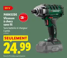 Lidl Parkside visseuse à chocs sans fil offre