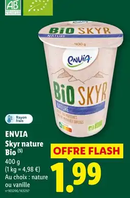Lidl ENVIA Skyr nature Bio offre