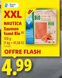 Lidl NAUTICA Saumon fumé Bio offre