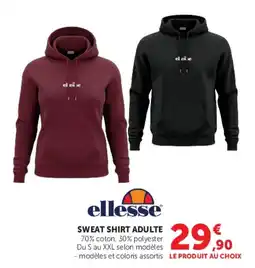 Hyper U ellesse SWEAT SHIRT ADULTE offre