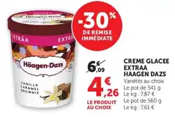U Express HAAGEN DAZS Creme glacee offre