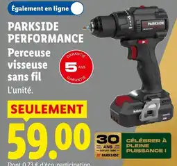 Lidl PARKSIDE Perceuse visseuse sans fil offre