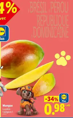 Lidl Mangue offre