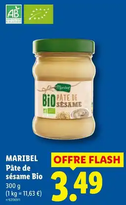Lidl Maribel Pâte de sésame Bio offre