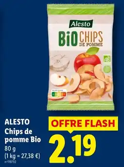 Lidl Alesto Chips de pomme Bio offre