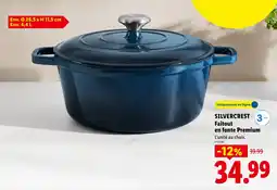 Lidl SILVERCREST Faitout en fonte Premium offre