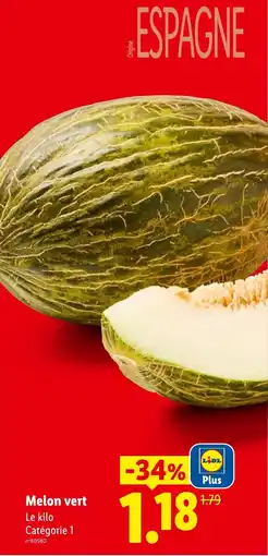 Lidl Melon vert offre