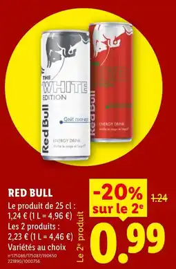 Lidl Red Bull offre
