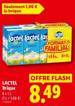 Lidl Lactel Brique offre