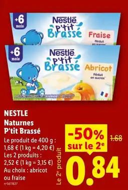 Lidl Nestlé P'tit Brassé offre
