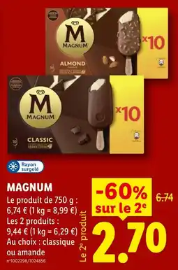 Lidl MAGNUM offre