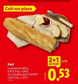 Lidl Pain offre