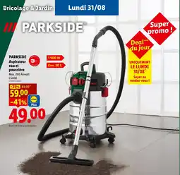 Lidl PARKSIDE Aspirateur eau et poussière offre