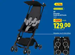 Lidl GB Poussette Pockit Air All Terrain offre