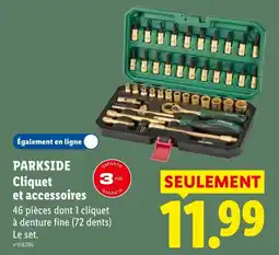 Lidl PARKSIDE Cliquet et accessoires offre