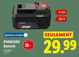 Lidl PARKSIDE Batterie offre