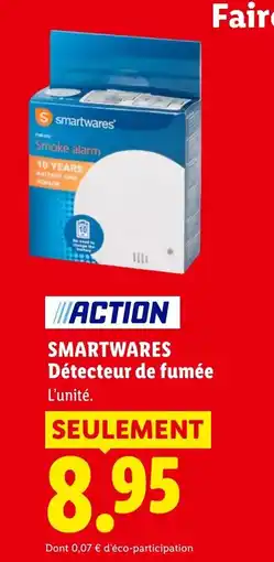 Lidl SMARTWARES Détecteur de fumée offre