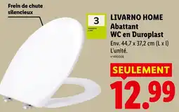 Lidl LIVARNO HOME Abattant WC en Duroplast offre