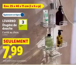 Lidl LIVARNO Étagère de douche offre