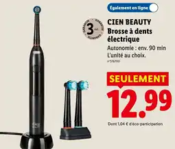 Lidl Cien beauty brosse à dents électrique offre