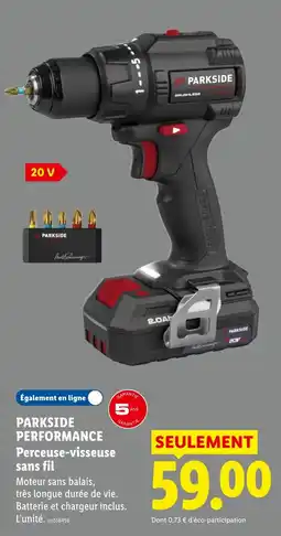 Lidl PARKSIDE Perceuse-visseuse sans fil offre