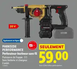 Lidl PARKSIDE Perforateur-burineur sans fil offre