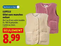 Lidl LUPILU Gilet sans manches enfant offre