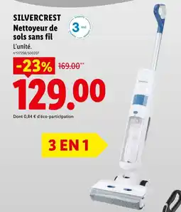 Lidl SILVERCREST Nettoyeur de sols sans fil offre