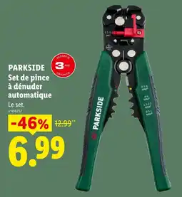 Lidl PARKSIDE Set de pince à dénuder automatique offre