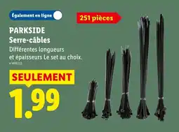 Lidl PARKSIDE Serre-câbles offre