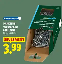 Lidl PARKSIDE Vis pour bois aggloméré offre