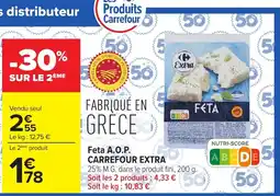 Carrefour Market Carrefour Extra Feta A.O.P. offre