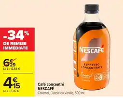 Carrefour Market NESCAFE Café concentré offre