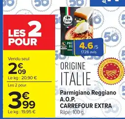 Carrefour Market Carrefour extra parmigiano reggiano a.o.p. offre