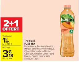 Carrefour Market FUZE TEA Thé glacé offre