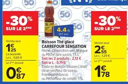 Carrefour Market CARREFOUR Boisson Thé glacé offre