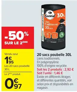Carrefour Market Essential Lien traditionnel offre