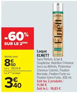 Carrefour Market L'ORÉAL PARIS Elnett offre