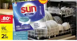 Carrefour Market SUN Tablette lave vaisselle offre
