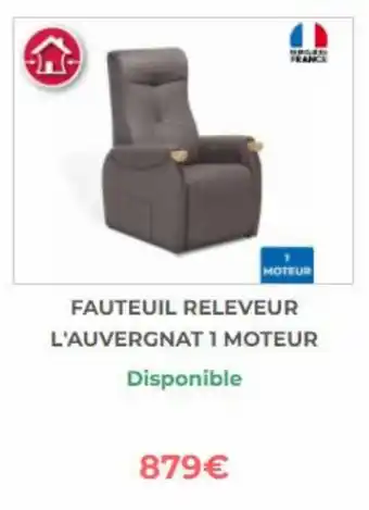 Bastide Fauteuil releveur l'auvergnat 1 moteur offre