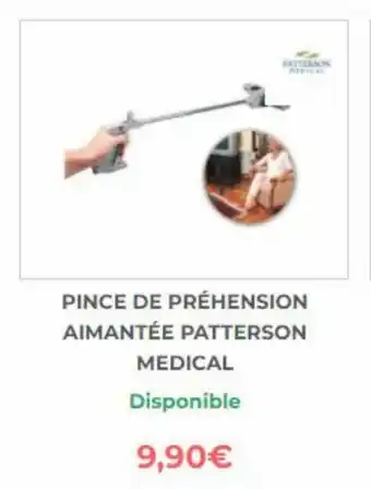 Pince de préhension aimantée patterson medical