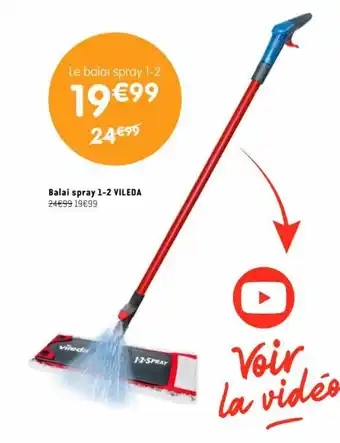 b&m Balai spray 2-2 vileda offre
