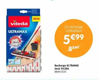 b&m Recharge ULTRAMAX 2en1 VILEDA offre