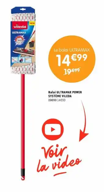 b&m Balai ultramax power système vileda offre