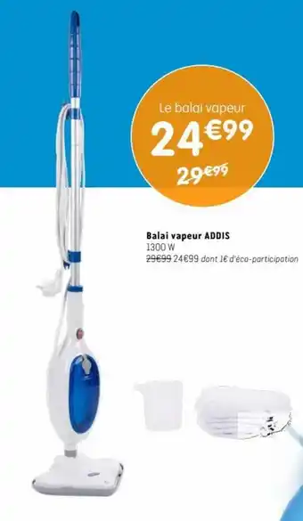 b&m Balai vapeur ADDIS offre