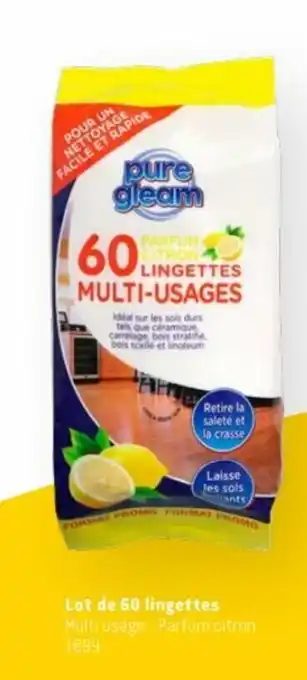 b&m Lot de 60 lingettes offre
