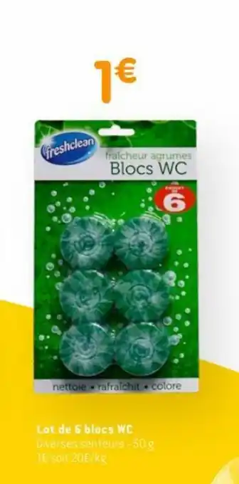 b&m Lot de 6 blocs WC offre
