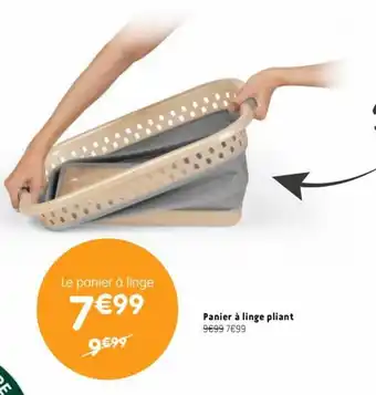 b&m Panier à linge pliant offre